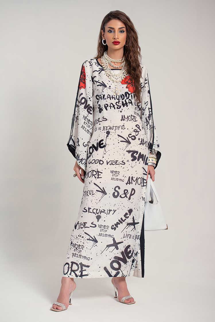 WHITE KAFTAN.