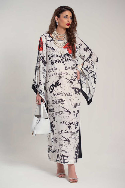 WHITE KAFTAN.